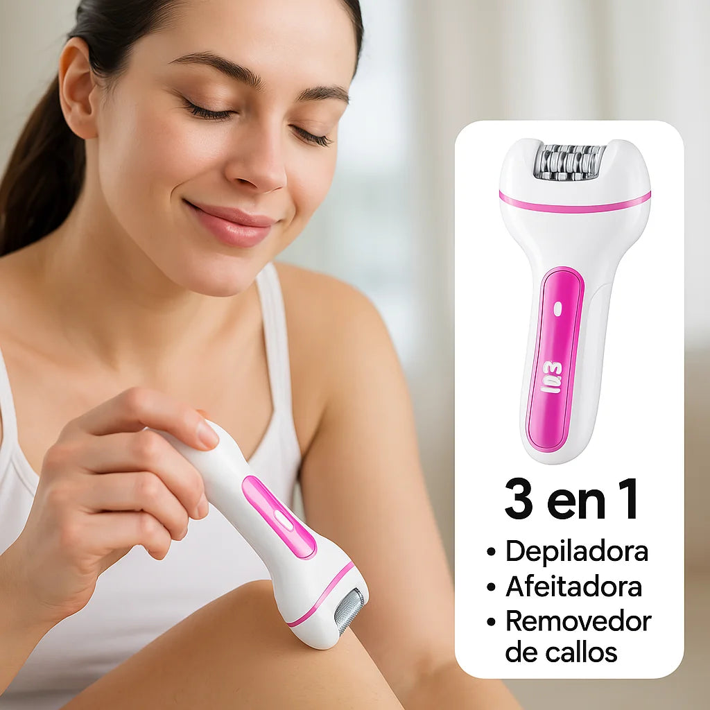 Depiladora 3 en 1